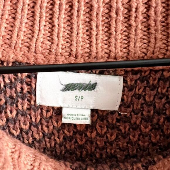 Aerie Oversized Leopard Print Crewneck Pullover Sweater Size S - Picture 6 of 7